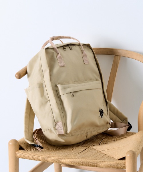 U.S. POLO ASSN.(ユーエスポロアッスン)の「【U.S. POLO ASSN.】スクエアバックパック USPA-2740(バックパック/リュック・レディース・オフホワイト/ブルー/グレー/ブラック/ピンク/グリーン/レッド/ベージュ/イエロー/ネイビー・FREE)」の16枚目の写真