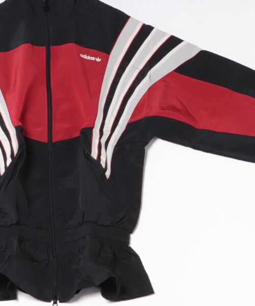 adidas Originals（アディダスオリジナルス）の「サンティアゴ ウーブン トラックトップ（ブルゾン・レディース・アイボリー/ブラック・SMALL）」の7枚目の写真