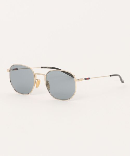 GUCCI(グッチ)の「【GUCCI/グッチ】スクエア サングラス GG2095S 003 52 ゴールド メタル(サングラス・メンズ・ゴールド・FREE)」の1枚目の写真