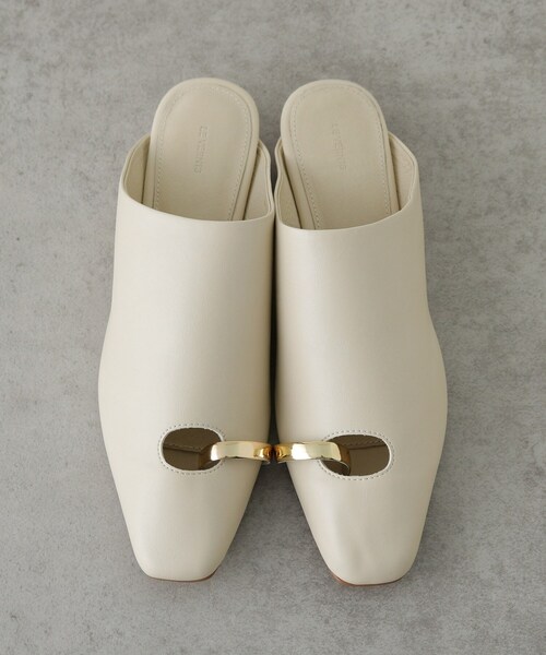 GALLEST(ギャレスト)の「【LE VERNIS】Toe ring Mules(サンダル・レディース・ブラック/オフホワイト・45/35)」の7枚目の写真