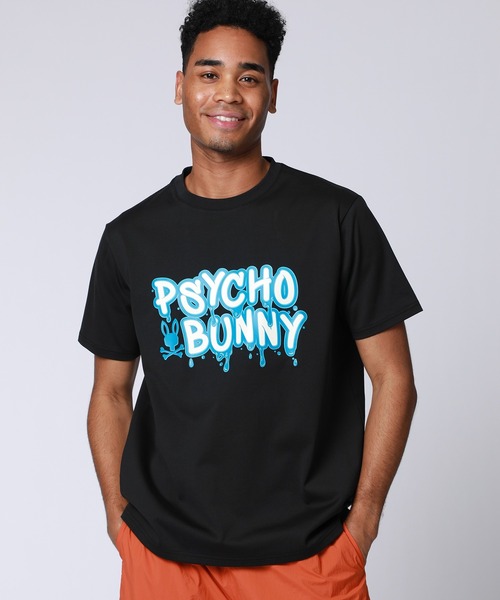 Psycho Bunny（サイコバニー）の「ドロッシーロゴ ラバープリントTシャツ（Tシャツ/カットソー・メンズ・ホワイト/ブラック・X-LARGE/LARGE/MEDIUM/SMALL）」の2枚目の写真