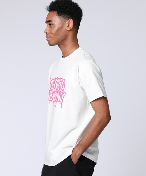 Psycho Bunny（サイコバニー）の「ドロッシーロゴ ラバープリントTシャツ（Tシャツ/カットソー・メンズ・ホワイト/ブラック・X-LARGE/LARGE/MEDIUM/SMALL）」の3枚目の写真