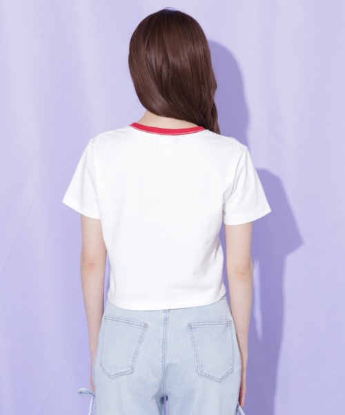 JILL by JILL STUART(ジルバイジルスチュアート)の「Russell Athletic別注Tシャツ(Tシャツ/カットソー・レディース・ピンク系その他/ピンク/ホワイト・FREE)」の16枚目の写真