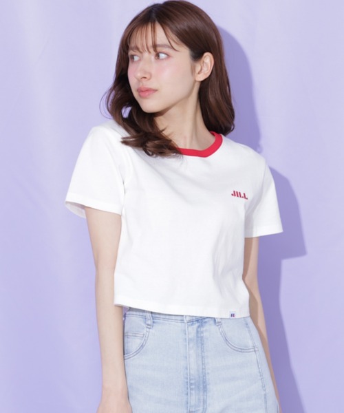 JILL by JILL STUART(ジルバイジルスチュアート)の「Russell Athletic別注Tシャツ(Tシャツ/カットソー・レディース・ピンク系その他/ピンク/ホワイト・FREE)」の13枚目の写真