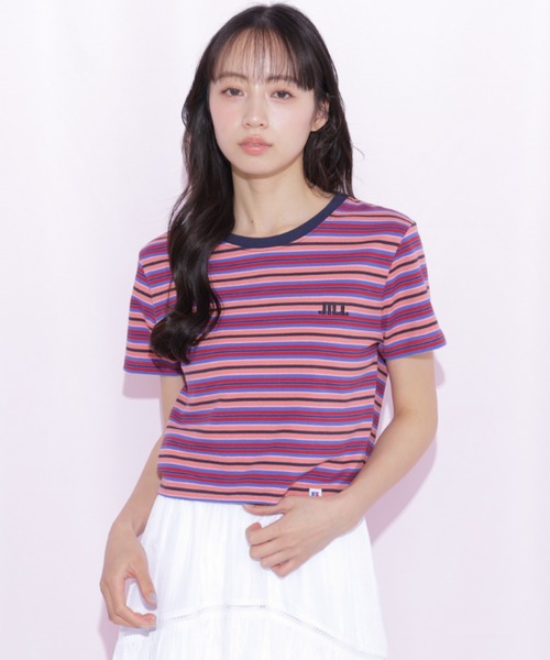 JILL by JILL STUART(ジルバイジルスチュアート)の「Russell Athletic別注Tシャツ(Tシャツ/カットソー・レディース・ピンク系その他/ピンク/ホワイト・FREE)」の8枚目の写真