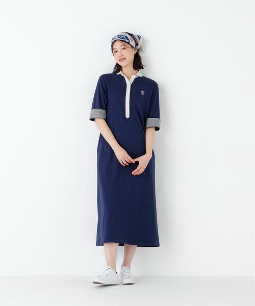 NATIC(ナティック)の「◆【NATIC×human woman】 マリンカラーワンピース(ワンピース・レディース・ネイビー/グレー・MEDIUM)」の20枚目の写真