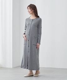 Belle Maison（ベルメゾン）の「授乳対応マタニティ2WAYワンピース長袖パジャマ（マタニティウェア/グッズ）」