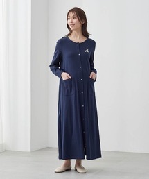 Sara mallika COTTON LEAF CUTWORK GATHER DRESS (サラマリカ