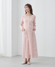 Belle Maison（ベルメゾン）の「授乳対応マタニティ2WAYワンピース長袖パジャマ（マタニティウェア/グッズ）」