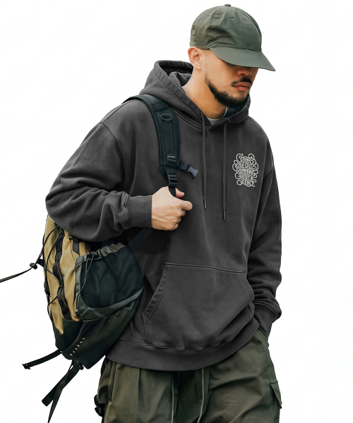 ARTISTWEAR（アーティストウェア）の「[ATW] スティールランニングピグメントフード - 3COLOR（パーカー・レディース・ブラック/ネイビー/レッド・MEDIUM/LARGE/X-LARGE/XX-LARGE）」の11枚目の写真