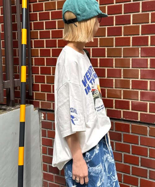 SOUNDSGOOOOD(サウンズグッド)の「【SOUNDS GOOOOD】アニマルフォトプリントTEE(Tシャツ/カットソー・レディース・ホワイト/グリーン・ONE SIZE)」の11枚目の写真