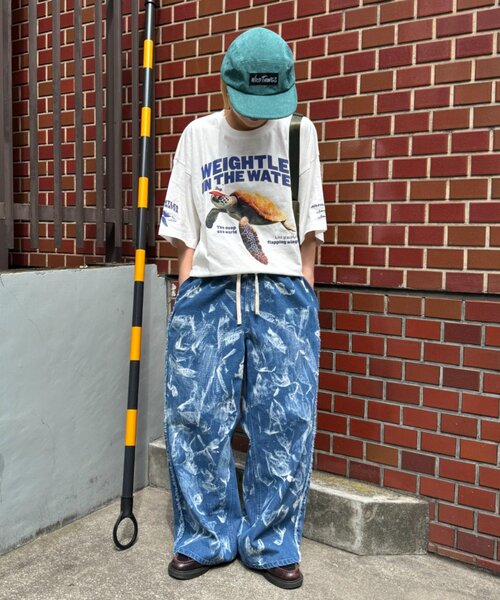 SOUNDSGOOOOD(サウンズグッド)の「【SOUNDS GOOOOD】アニマルフォトプリントTEE(Tシャツ/カットソー・レディース・ホワイト/グリーン・ONE SIZE)」の12枚目の写真