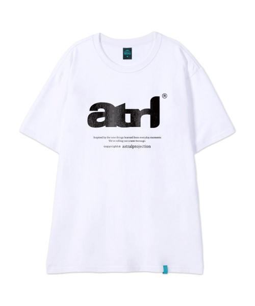 ASTRAL PROJECTION（アストラルプロジェクション）の「[ATRL]コットンルーズフィット半袖Tシャツ_ホワイト（Tシャツ/カットソー・メンズ・その他・XXL/XL/L/M）」の2枚目の写真