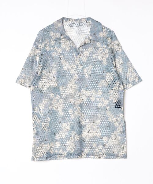 KEITA MARUYAMAポロシャツ 新品　タグ付き ブランド古着】KEITA MARUYAMA｜ケイタマルヤマのポロシャツ（ブルー