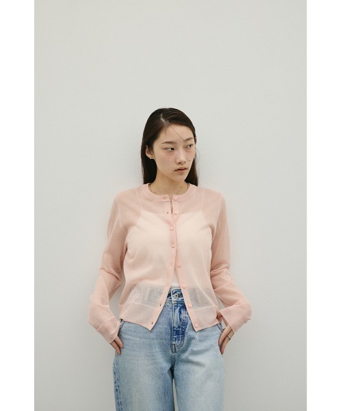 STYLEMIXER(スタイルミキサー)の「ウォッシャブルリネンニットカーディガン(カーディガン/ボレロ・レディース・ブラック/ピンク/ホワイト・FREE)」の16枚目の写真