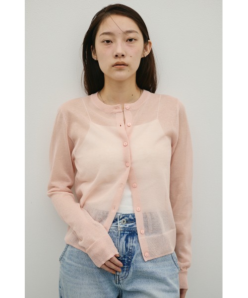 STYLEMIXER(スタイルミキサー)の「ウォッシャブルリネンニットカーディガン(カーディガン/ボレロ・レディース・ブラック/ピンク/ホワイト・FREE)」の17枚目の写真