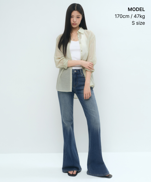 MUSINSA STANDARD WOMAN（ムシンサスタンダードウーマン）の「ウィメンズリラックスドシアシャツ[ペイルグリーン]（シャツ/ブラウス・レディース・その他・X-SMALL/SMALL/MEDIUM/LARGE）」の2枚目の写真