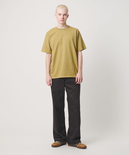 Coohem(コーヘン)の「<COOHEM> BORDER T-SHIRT/Tシャツ(Tシャツ/カットソー・メンズ・ライトグレー/イエロー/ネイビー・L/M)」の5枚目の写真