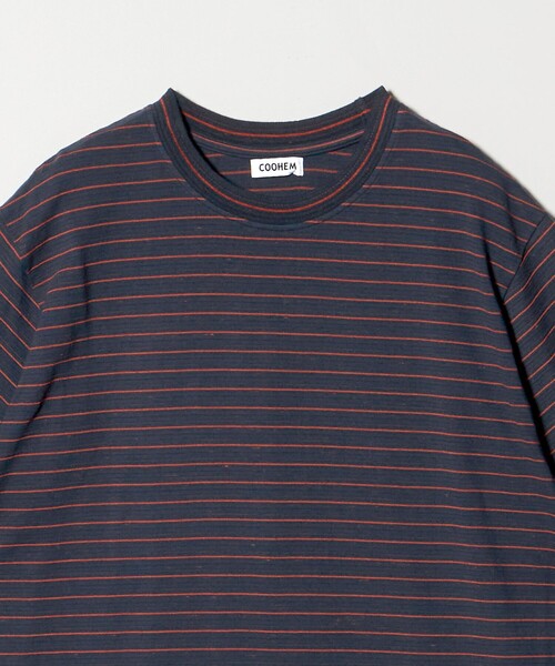 Coohem(コーヘン)の「<COOHEM> BORDER T-SHIRT/Tシャツ(Tシャツ/カットソー・メンズ・ライトグレー/イエロー/ネイビー・L/M)」の13枚目の写真