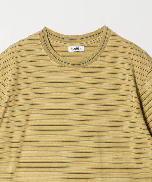 Coohem(コーヘン)の「<COOHEM> BORDER T-SHIRT/Tシャツ(Tシャツ/カットソー・メンズ・ライトグレー/イエロー/ネイビー・L/M)」の20枚目の写真
