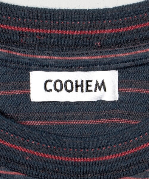 Coohem(コーヘン)の「<COOHEM> BORDER T-SHIRT/Tシャツ(Tシャツ/カットソー・メンズ・ライトグレー/イエロー/ネイビー・L/M)」の22枚目の写真