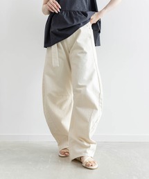 ワイドバレルレッグパンツ