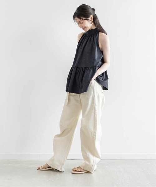 RANDA(ランダ)の「ワイドバレルレッグパンツ(その他パンツ・レディース・アイボリー/ライトブルー/ブルー・0/1)」の21枚目の写真