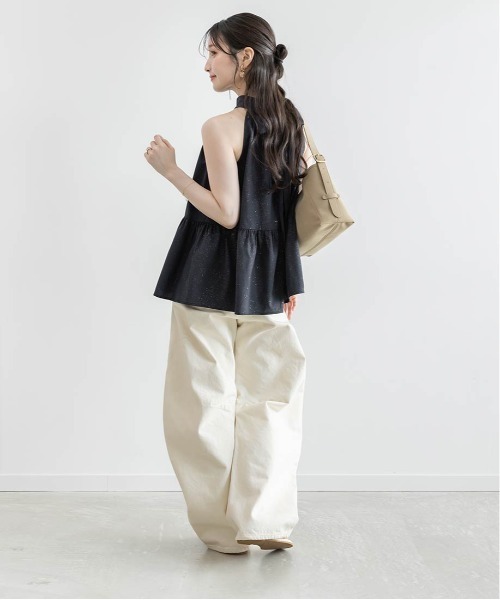 RANDA(ランダ)の「ワイドバレルレッグパンツ(その他パンツ・レディース・アイボリー/ライトブルー/ブルー・0/1)」の22枚目の写真