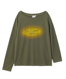 X-girl | SCRIPT LOGO ONE SHOULDER L/S TEE(Tシャツ/カットソー)