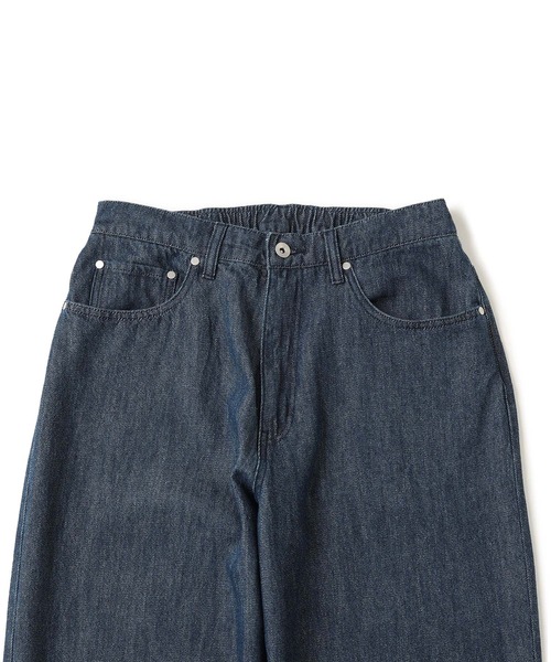j.n.r.d(ジェー・エヌ・アール・ディー)の「甘撚りライトワイドデニムパンツ(その他パンツ・メンズ・サックスブルー/ネイビー・M/LL/L)」の3枚目の写真
