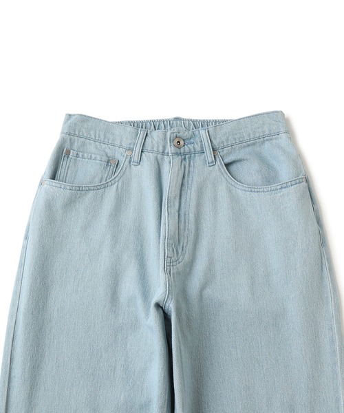 j.n.r.d(ジェー・エヌ・アール・ディー)の「甘撚りライトワイドデニムパンツ(その他パンツ・メンズ・サックスブルー/ネイビー・M/LL/L)」の4枚目の写真