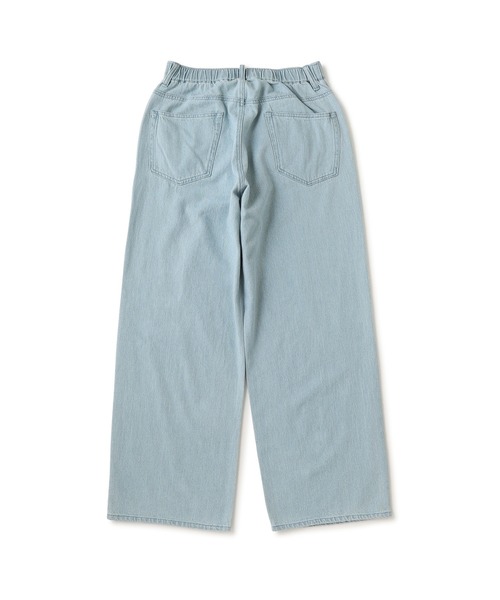 j.n.r.d(ジェー・エヌ・アール・ディー)の「甘撚りライトワイドデニムパンツ(その他パンツ・メンズ・サックスブルー/ネイビー・M/LL/L)」の5枚目の写真