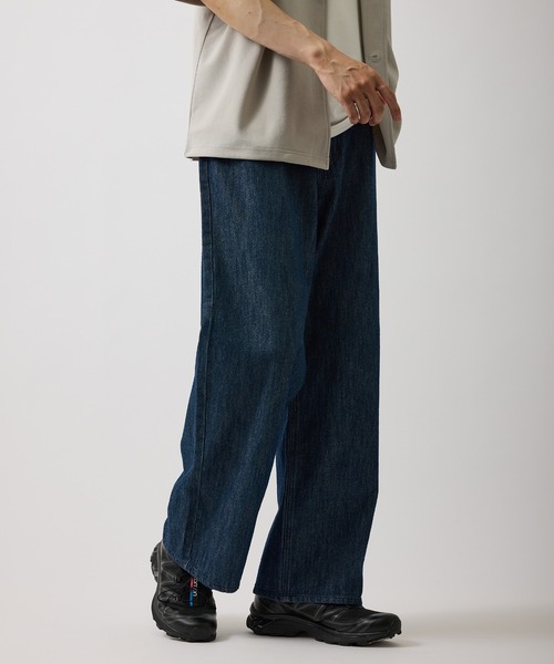 j.n.r.d(ジェー・エヌ・アール・ディー)の「甘撚りライトワイドデニムパンツ(その他パンツ・メンズ・サックスブルー/ネイビー・M/LL/L)」の15枚目の写真