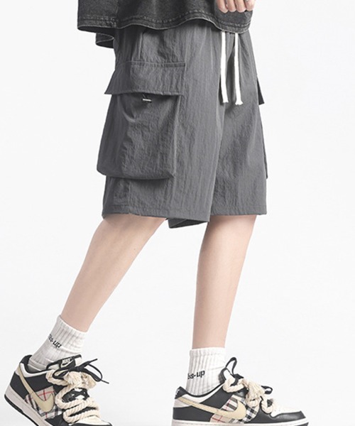 KELVIN(ケルヴァン)の「Loose Cargo Shorts ルーズカーゴショーツ(その他パンツ・メンズ・ブラック・MEDIUM/LARGE)」の7枚目の写真