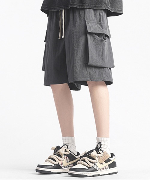KELVIN(ケルヴァン)の「Loose Cargo Shorts ルーズカーゴショーツ(その他パンツ・メンズ・ブラック・MEDIUM/LARGE)」の11枚目の写真