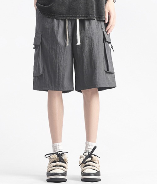 KELVIN(ケルヴァン)の「Loose Cargo Shorts ルーズカーゴショーツ(その他パンツ・メンズ・ブラック・MEDIUM/LARGE)」の14枚目の写真