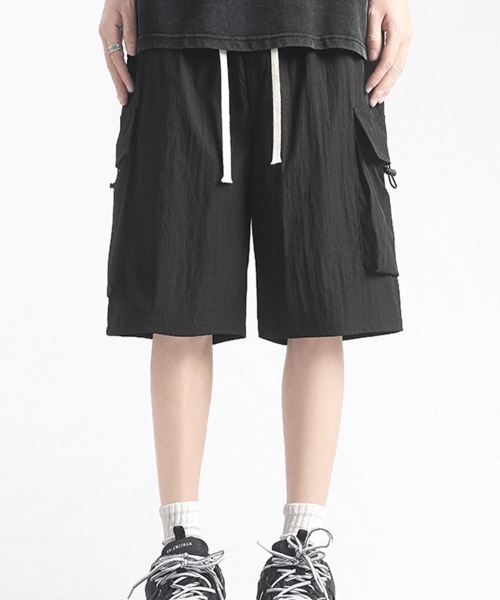 KELVIN(ケルヴァン)の「Loose Cargo Shorts ルーズカーゴショーツ(その他パンツ・メンズ・ブラック・MEDIUM/LARGE)」の17枚目の写真