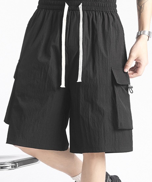 KELVIN(ケルヴァン)の「Loose Cargo Shorts ルーズカーゴショーツ(その他パンツ・メンズ・ブラック・MEDIUM/LARGE)」の18枚目の写真