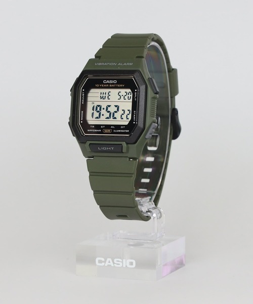CASIO(カシオ)の「CASIO Collection / W-738H-3AJF(デジタル腕時計・メンズ・オリーブ・FREE)」の5枚目の写真