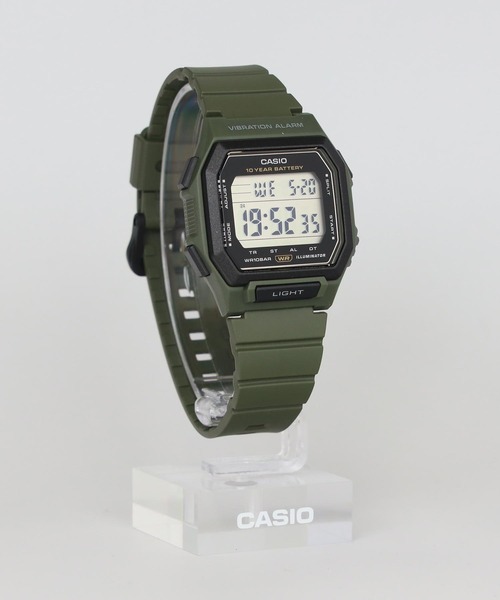 CASIO(カシオ)の「CASIO Collection / W-738H-3AJF(デジタル腕時計・メンズ・オリーブ・FREE)」の6枚目の写真