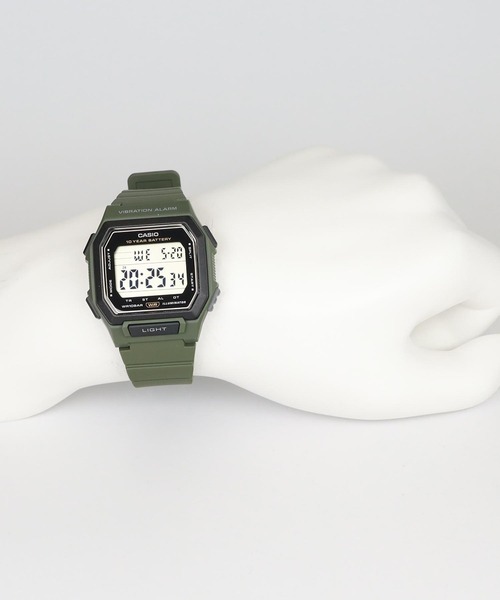 CASIO(カシオ)の「CASIO Collection / W-738H-3AJF(デジタル腕時計・メンズ・オリーブ・FREE)」の11枚目の写真