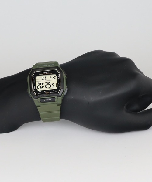 CASIO(カシオ)の「CASIO Collection / W-738H-3AJF(デジタル腕時計・メンズ・オリーブ・FREE)」の12枚目の写真