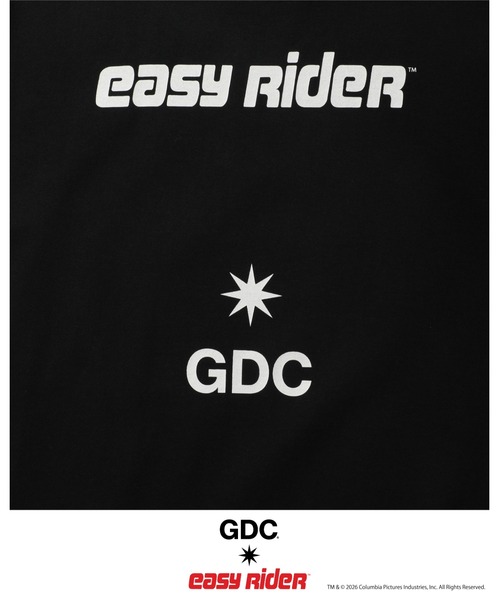 GDC（ジーディーシー）の「【Easy Rider×GDC】Jorney Tee（Tシャツ/カットソー・メンズ・ホワイト/ブラック・SMALL/MEDIUM/LARGE/X-LARGE）」の4枚目の写真
