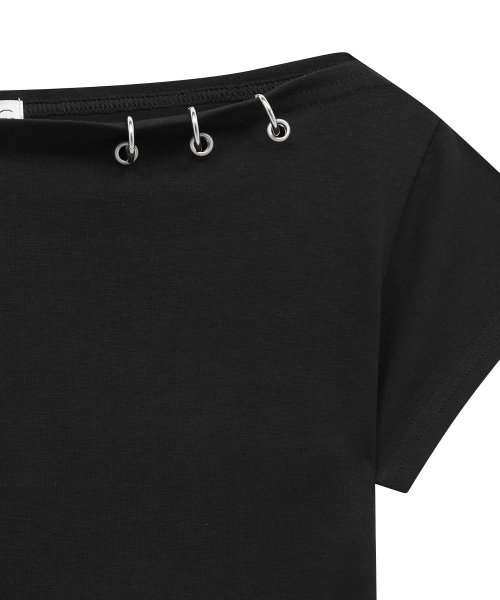 Midnight Move(ミッドナイトムーブ)の「tie ey t (black)(Tシャツ/カットソー・レディース・その他・FREE)」の3枚目の写真