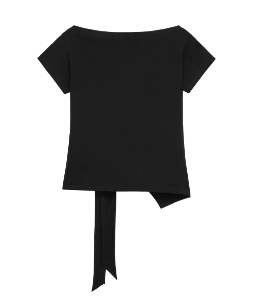 Midnight Move(ミッドナイトムーブ)の「tie ey t (black)(Tシャツ/カットソー・レディース・その他・FREE)」の4枚目の写真