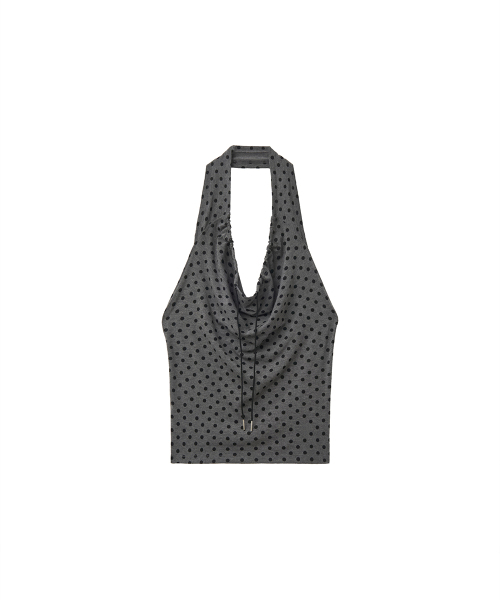 UUUUP(ユープ)の「ココホルタースリーブレス - チャコール(Tシャツ/カットソー・レディース・その他・SMALL/MEDIUM)」の2枚目の写真