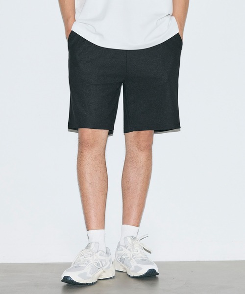 coca(coca)(コカ)の「変形鹿の子サイドZIP付きショートパンツ(その他パンツ・メンズ・チャコール/ネイビー/ブラック・L/M/XL)」の1枚目の写真