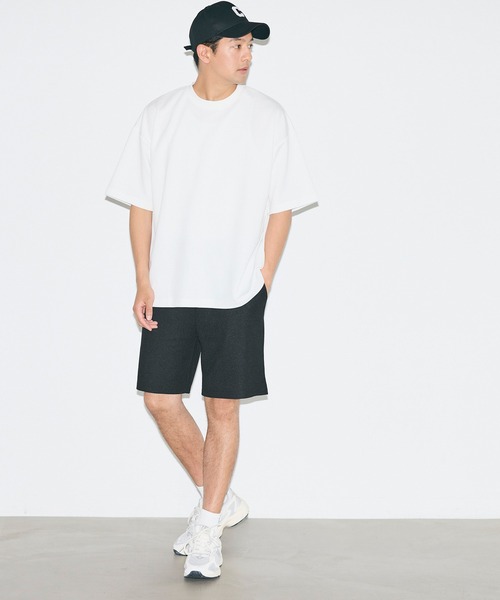 coca(coca)(コカ)の「変形鹿の子サイドZIP付きショートパンツ(その他パンツ・メンズ・チャコール/ネイビー/ブラック・L/M/XL)」の15枚目の写真