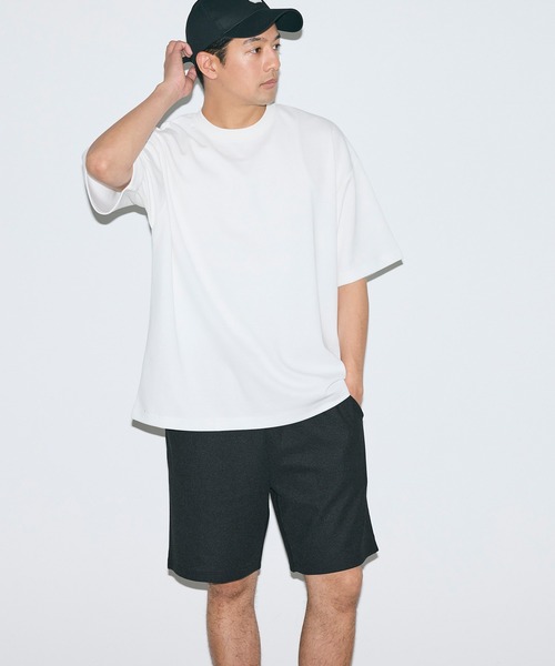 coca(coca)(コカ)の「変形鹿の子サイドZIP付きショートパンツ(その他パンツ・メンズ・チャコール/ネイビー/ブラック・L/M/XL)」の18枚目の写真