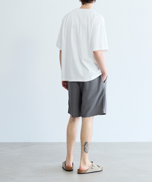 coca(coca)(コカ)の「変形鹿の子サイドZIP付きショートパンツ(その他パンツ・メンズ・チャコール/ネイビー/ブラック・L/M/XL)」の13枚目の写真